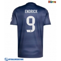 Fotballdrakt Herre Real Madrid Endrick #9 Bortedrakt 2025-26 Kortermet